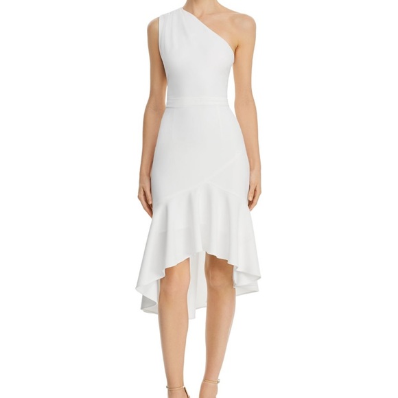 Aqua dresses one shoulder size Off white NWT $228 - Picture 1 of 3